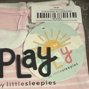 Little sleepines
Bunny Pocket Collar Skater Dress with Bloomer